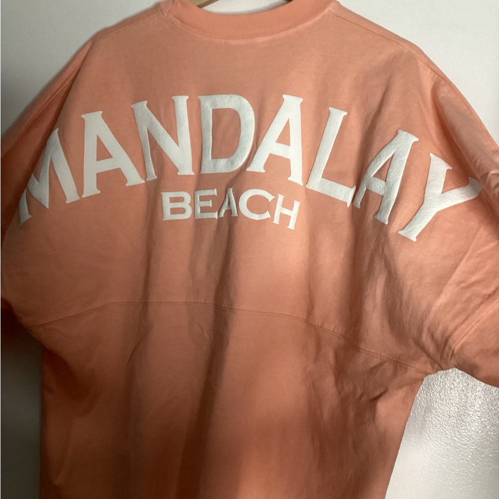 NWOT Spirit Jersey Mandalay Beach Peach 100% Cotton Top XXL